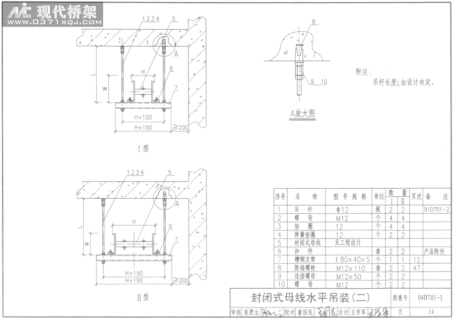 封闭式母线水平吊装（二）