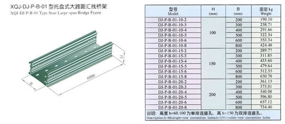 大跨距电缆桥架