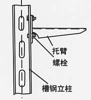 托臂|螺栓|槽钢立柱